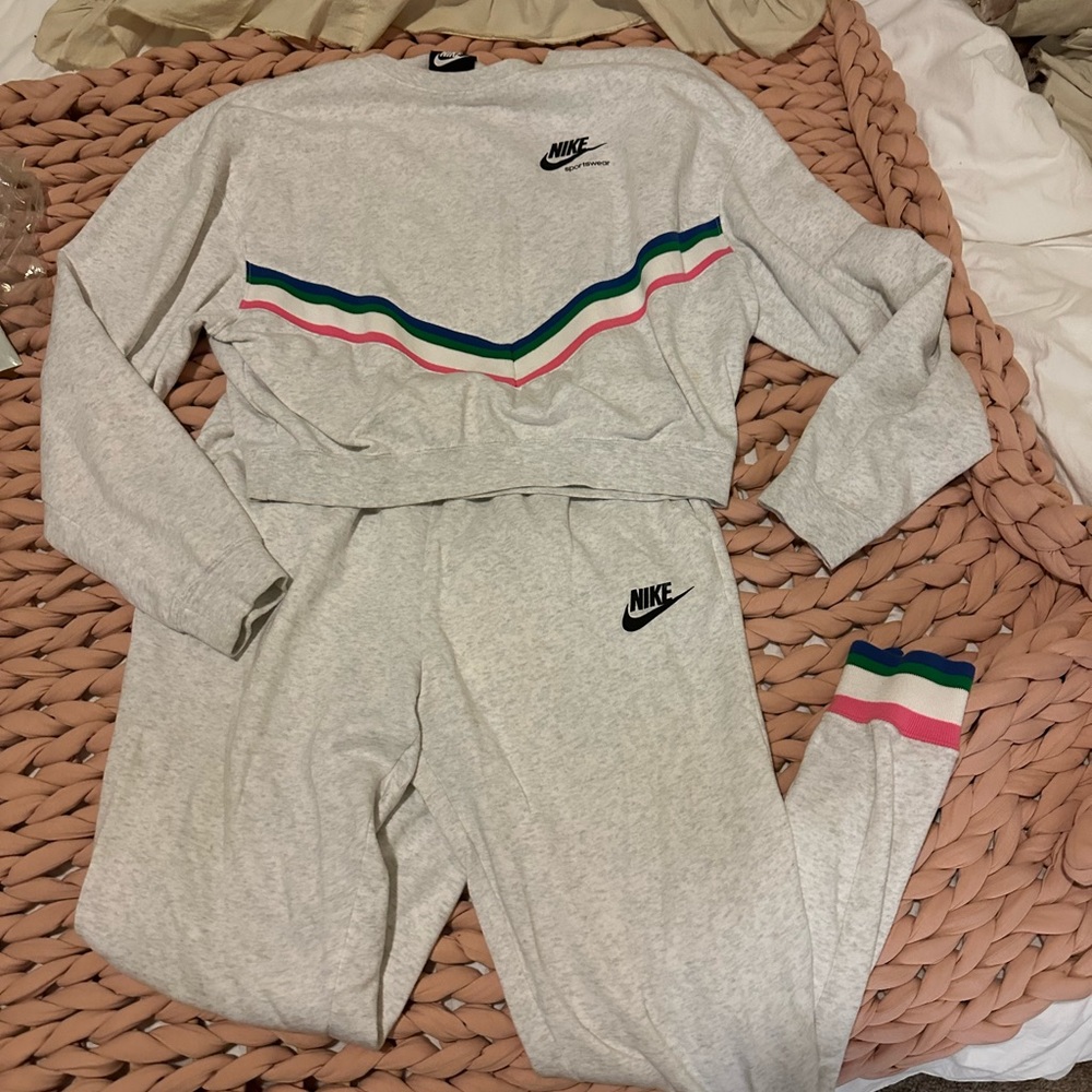 Nike sweat set womens